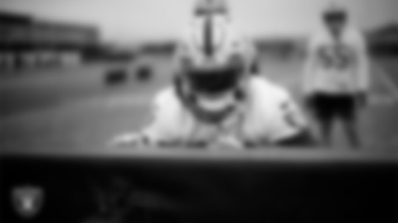 Las Vegas Raiders linebacker Jamal Adams (33) during practice at Intermountain Health Performance Center.