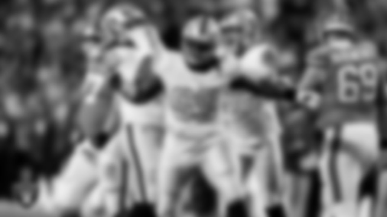 Las Vegas Raiders defensive tackle Adam Butler (69) during the regular season away game against the Denver Broncos at Empower Field at Mile High.