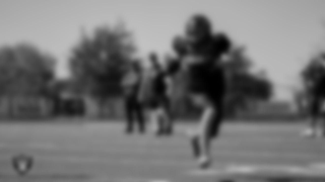 A Coronado High School football team member during practice at Coronado High School.
