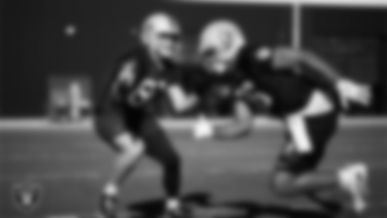 Las Vegas Raiders tight end Brock Bowers (89) during practice at Intermountain Health Performance Center.