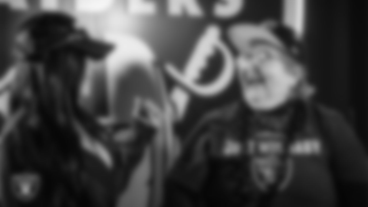 Las Vegas Raiders fan Barbara Estrada from Mexico City is named the International Fan of the Year.