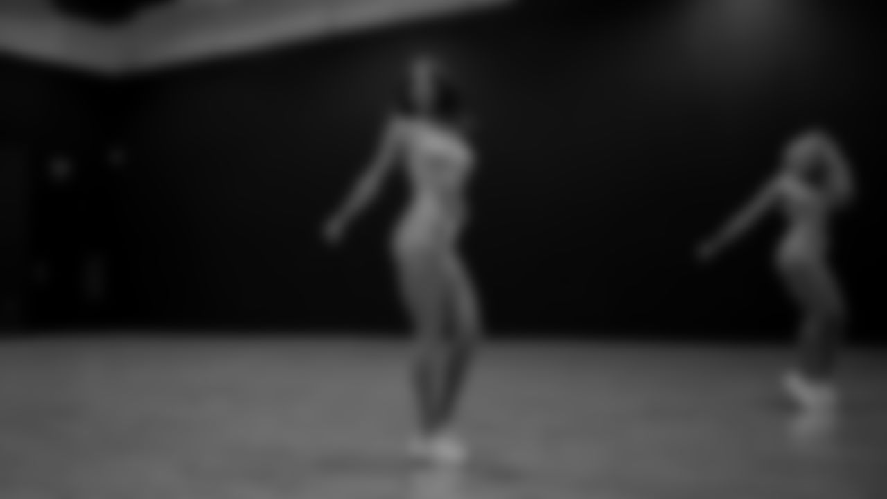 A dancer during a recruitment clinic at The Studio.