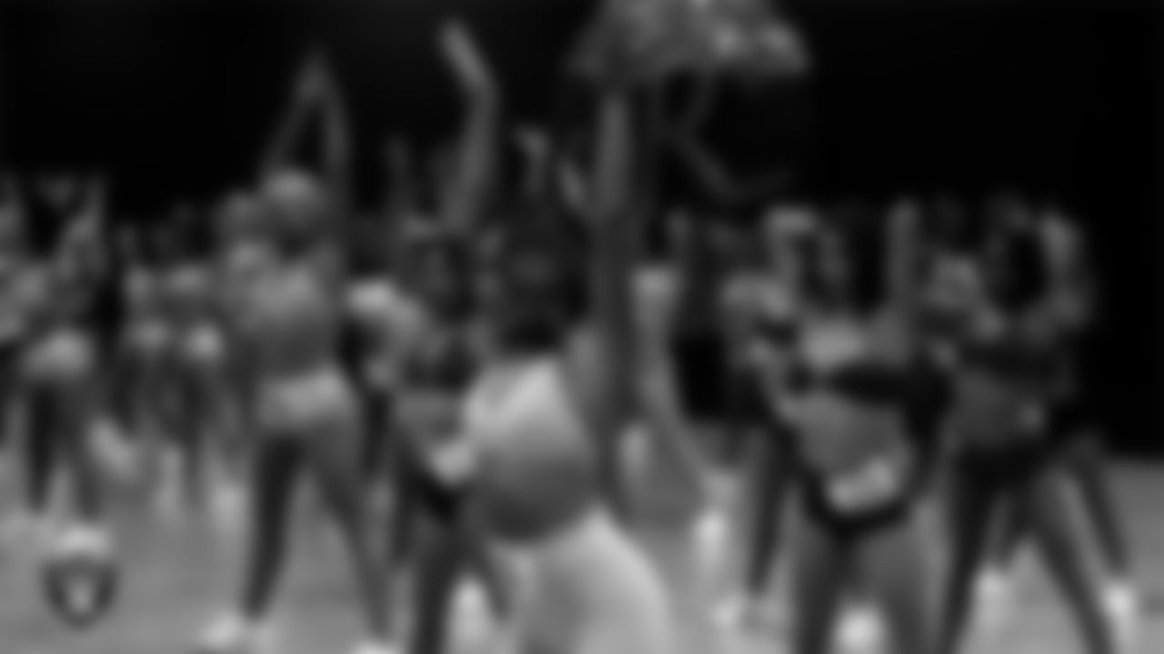 A dancer during a recruitment clinic at The Studio.