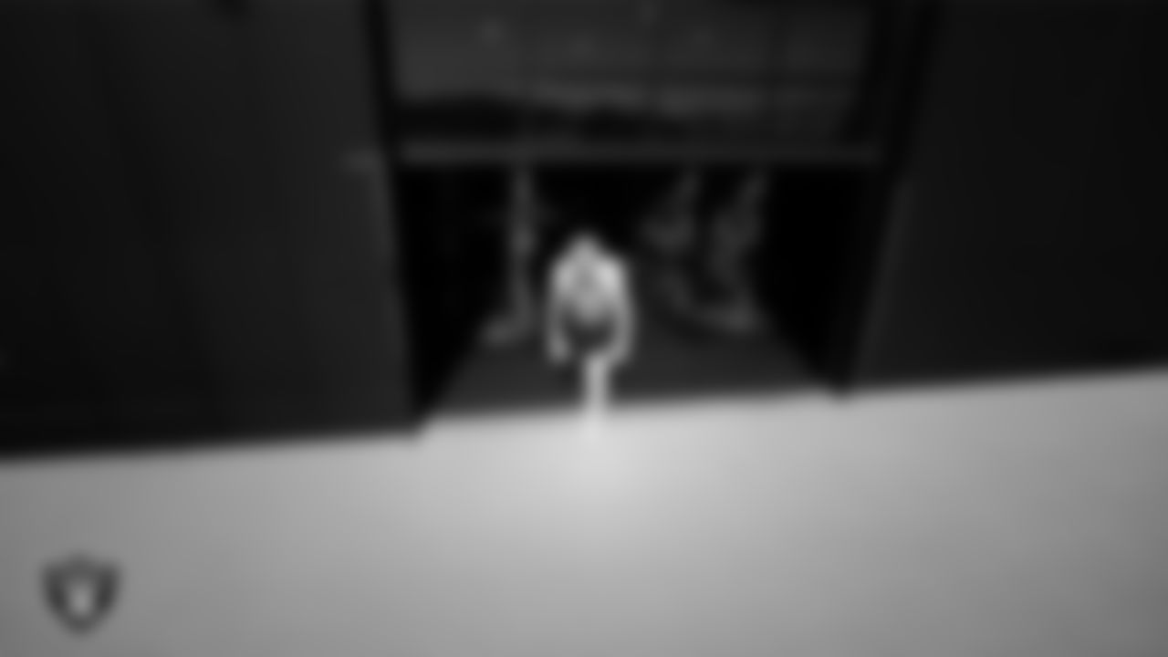 Las Vegas Raiders defensive end Maxx Crosby (98) during practice at Intermountain Health Performance Center.