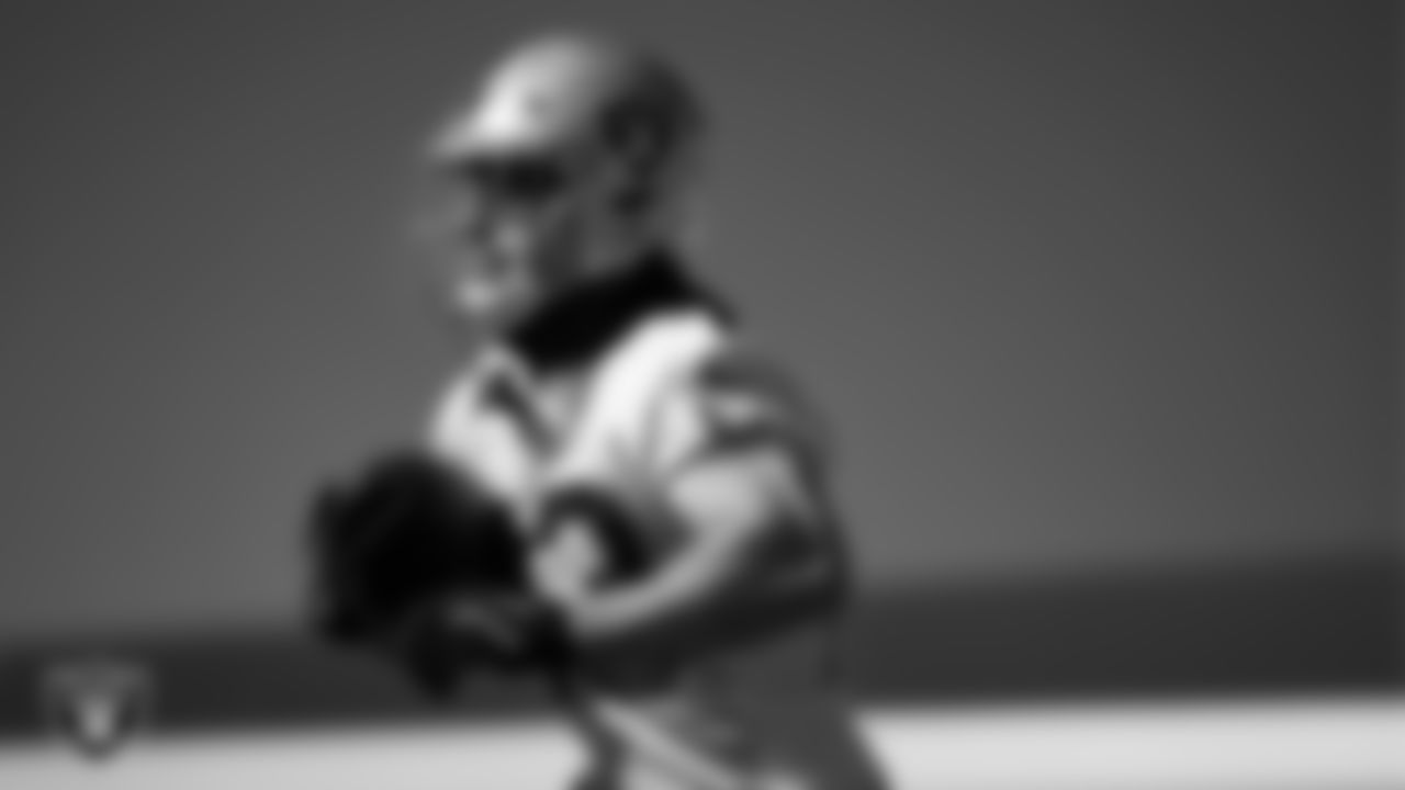 Las Vegas Raiders running back Dylan Laube (23) during practice at Intermountain Health Performance Center.