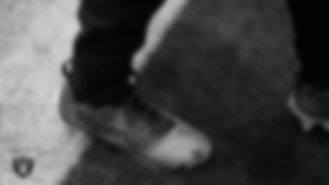 Las Vegas Raiders running back Dylan Laube (23) during practice at Intermountain Health Performance Center.