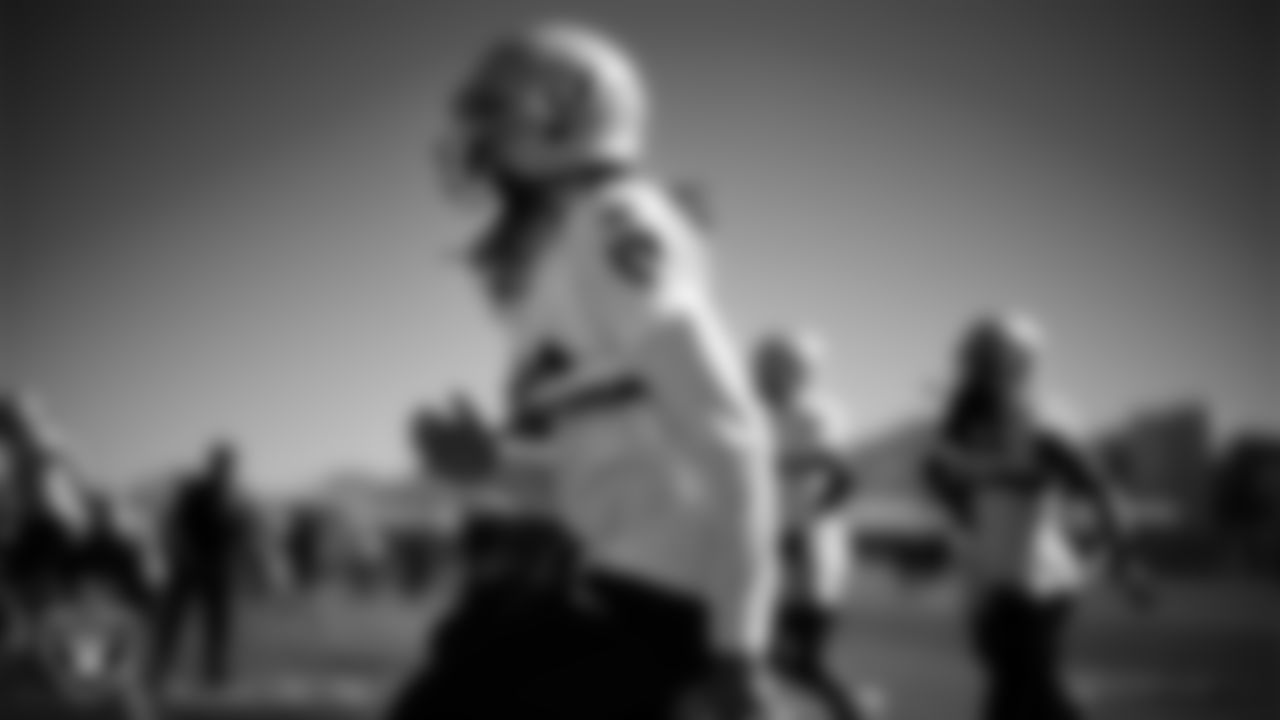 Las Vegas Raiders cornerback Eric Stokes (22) during practice at Intermountain Health Performance Center.