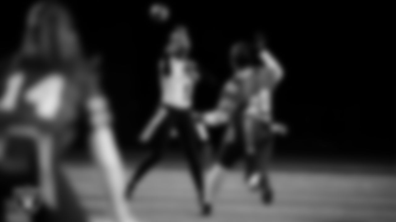 Green Valley High School hosts Del Sol Academy of the Performing Arts during the Las Vegas Raiders' High School Flag Football Showcase game at Green Valley High School.