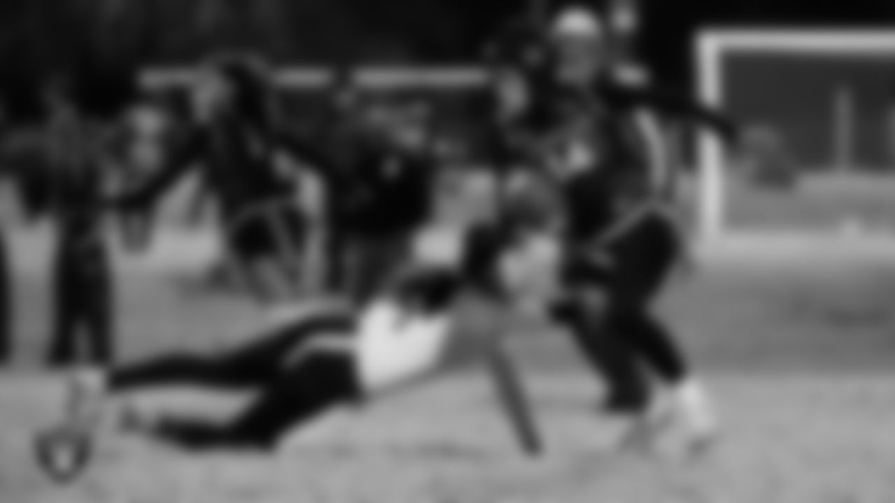 SLAM! Nevada hosts SECTA during the Las Vegas Raiders' High School Flag Football Showcase game at Russel Road Recreational Complex.