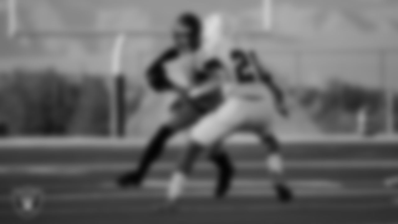 Canyon Springs High School hosts Carson High School during the Las Vegas Raiders' Football Showcase Game at Canyon Spring High School.