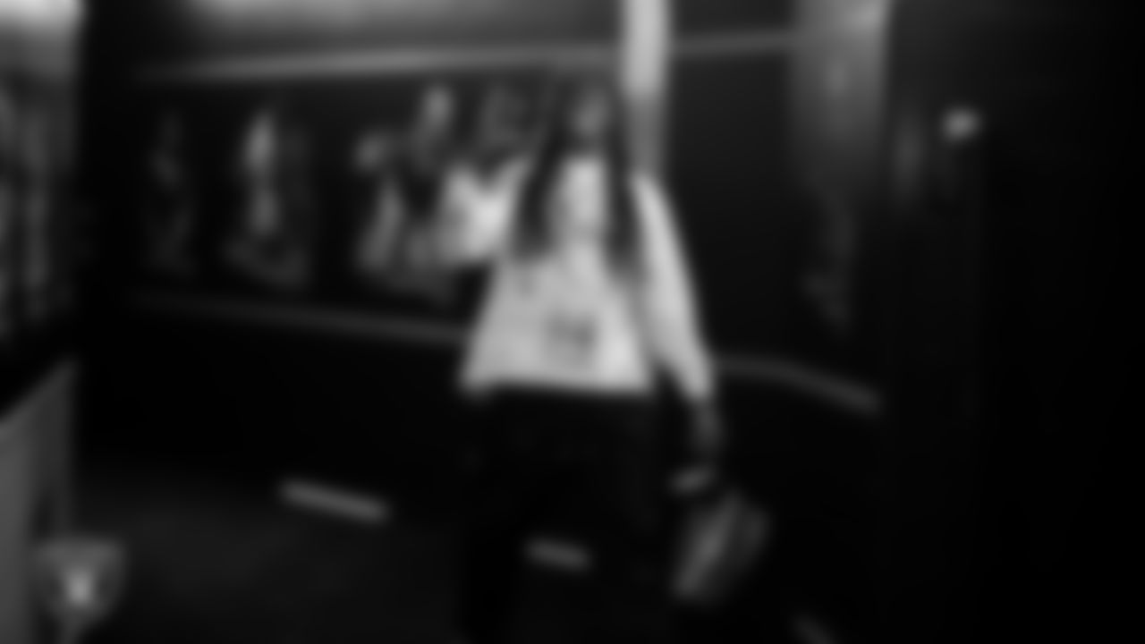 Las Vegas Raiders safety Terrell Edmunds (28) arrives to the regular season home game against the Denver Broncos at Allegiant Stadium.