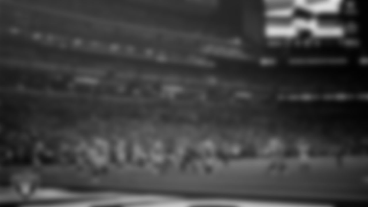 A view of Lucas Oil Stadium during the Las Vegas Raiders' regular season away game against the Indianapolis Colts.