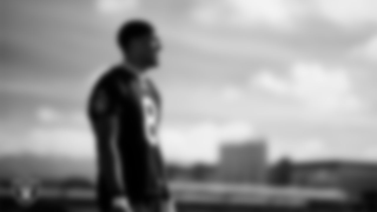 Las Vegas Raiders safety Isaiah Pola-Mao (20) during practice at Intermountain Health Performance Center.