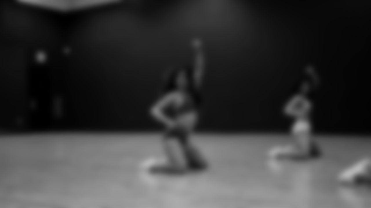 A dancer during a recruitment clinic at The Studio.