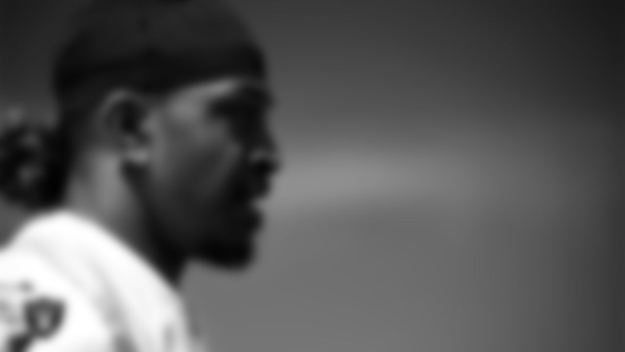 Las Vegas Raiders running back Chris Collier (33) at a workout during phase two of the offseason program at Intermountain Health Performance Center.