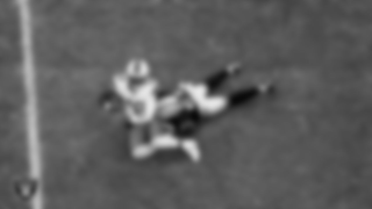 Las Vegas Raiders defensive end Malcolm Koonce (51) during the regular season home game against the Cleveland Browns at Allegiant Stadium.