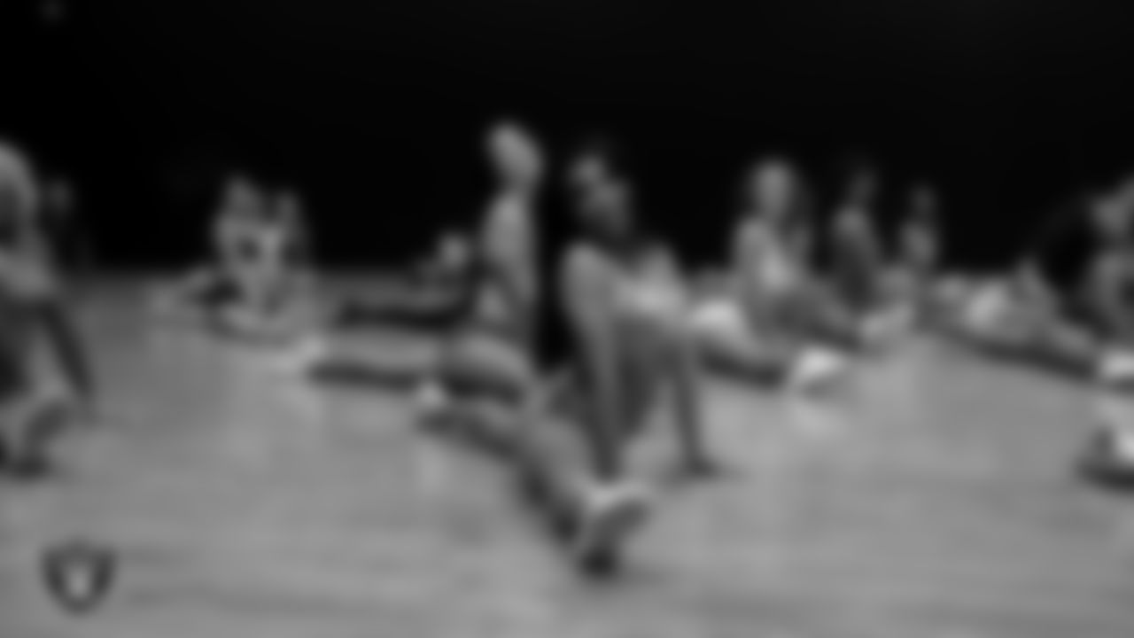 A dancer during a recruitment clinic at The Studio.