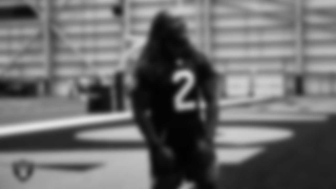 Las Vegas Raiders running back Ashton Jeanty (2) during practice at Intermountain Health Performance Center.