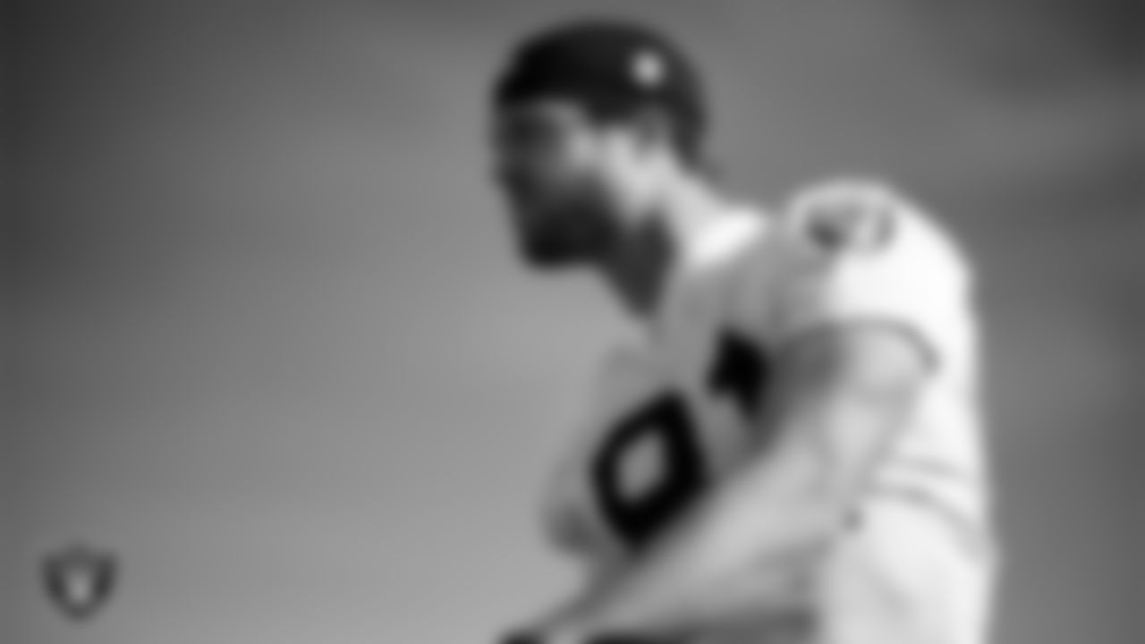 Las Vegas Raiders wide receiver Alex Bachman (81) during practice at Intermountain Health Performance Center.