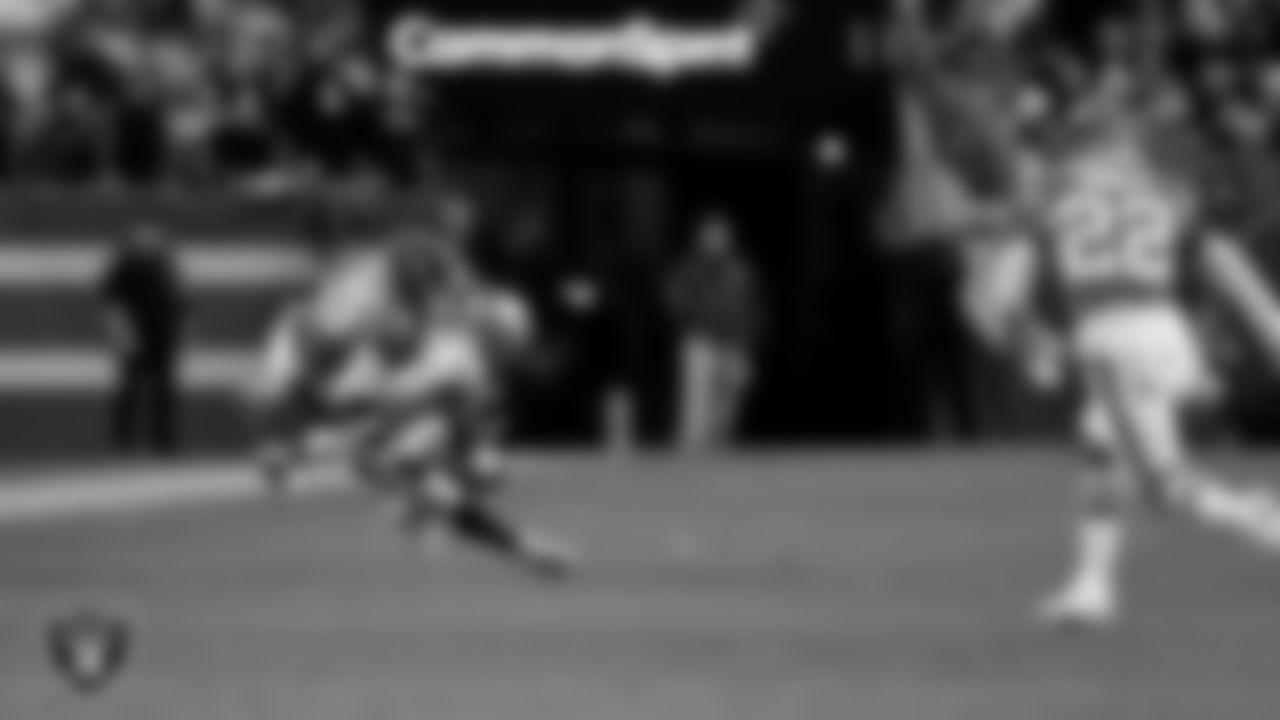 Las Vegas Raiders wide receiver Tyler Lockett (17) during the regular season away game against the Denver Broncos at Empower Field at Mile High.