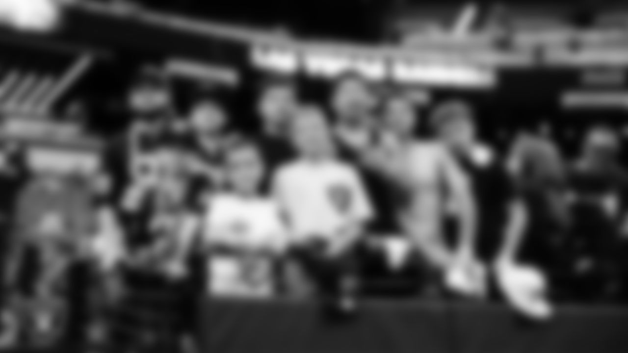 Las Vegas Raiders fans before the preseason home game against the San Francisco 49ers at Allegiant Stadium.