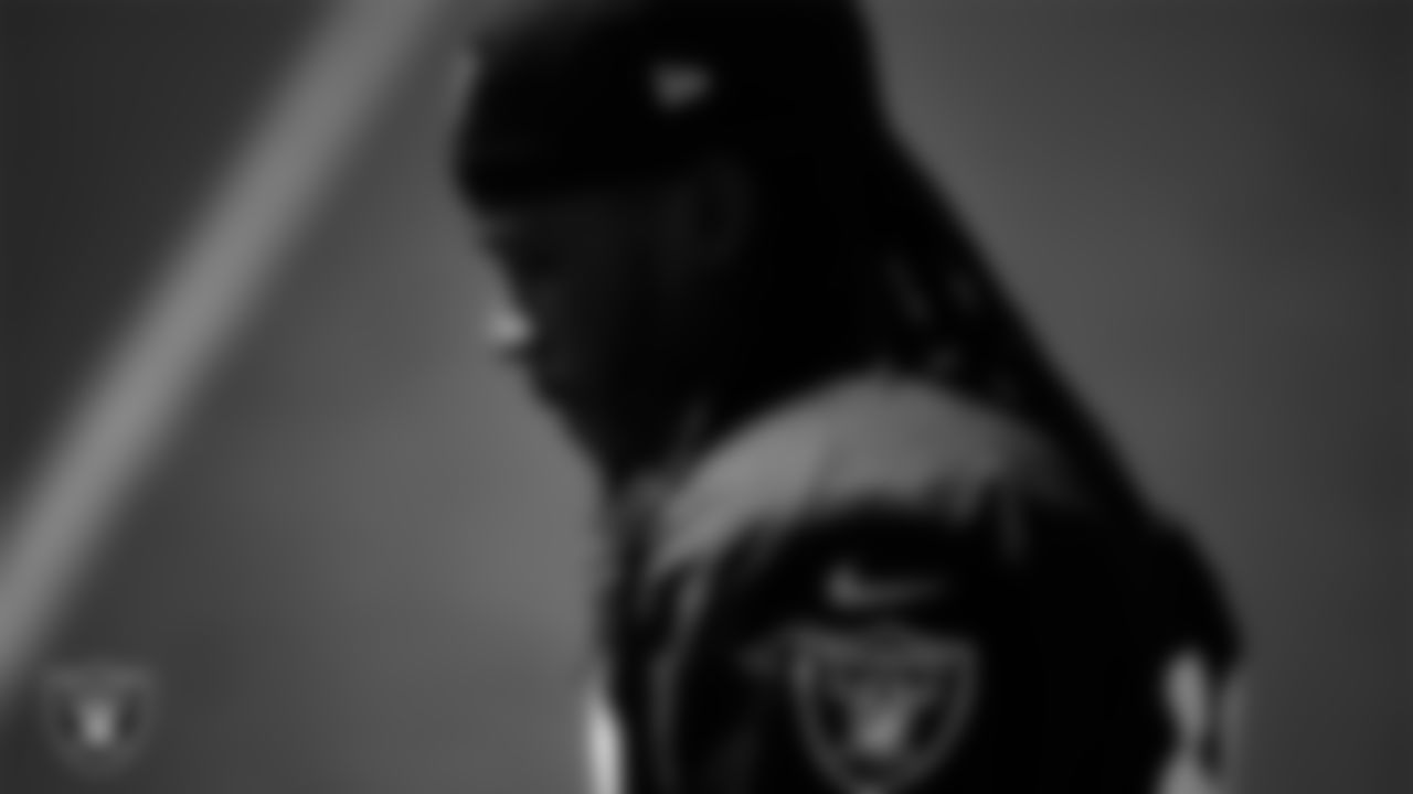 Las Vegas Raiders wide receiver Dont'e Thornton Jr. (10) during practice at Intermountain Health Performance Center.