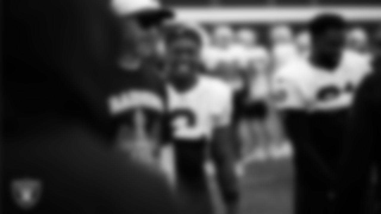 Las Vegas Raiders running back Ashton Jeanty (2) during practice at Intermountain Health Performance Center.