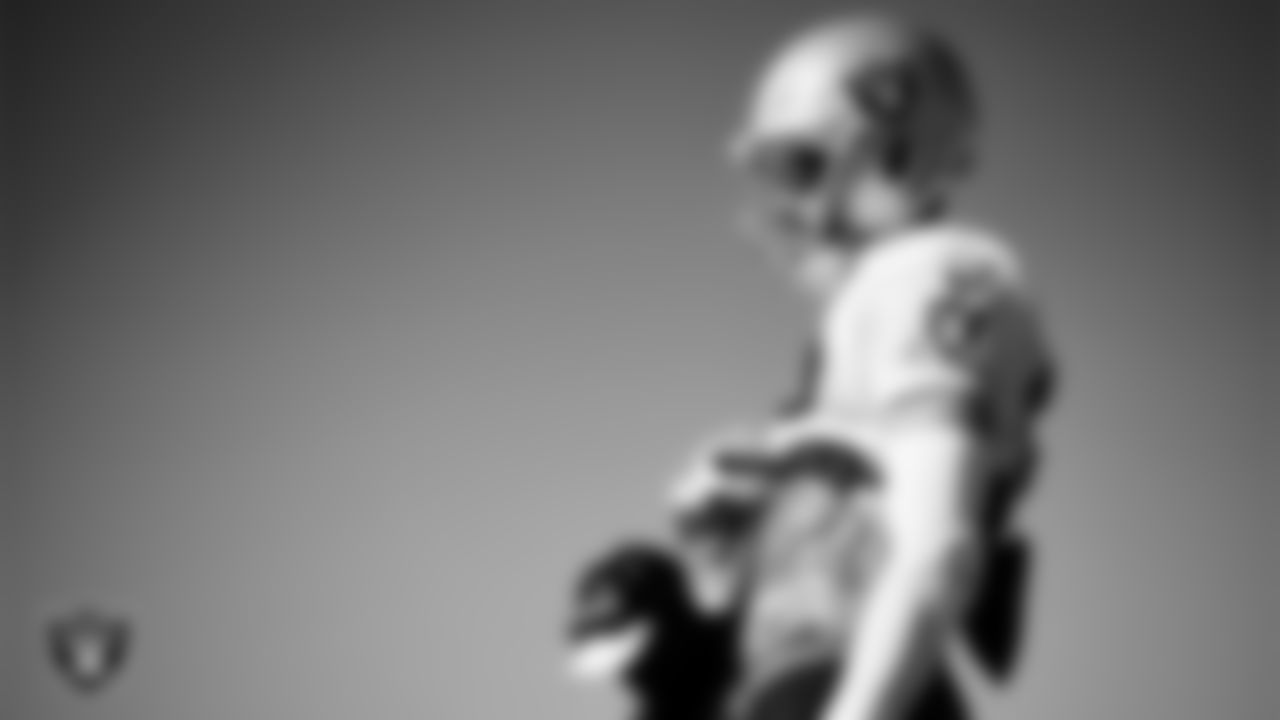 Las Vegas Raiders defensive end Maxx Crosby (98) during practice at Intermountain Health Performance Center.