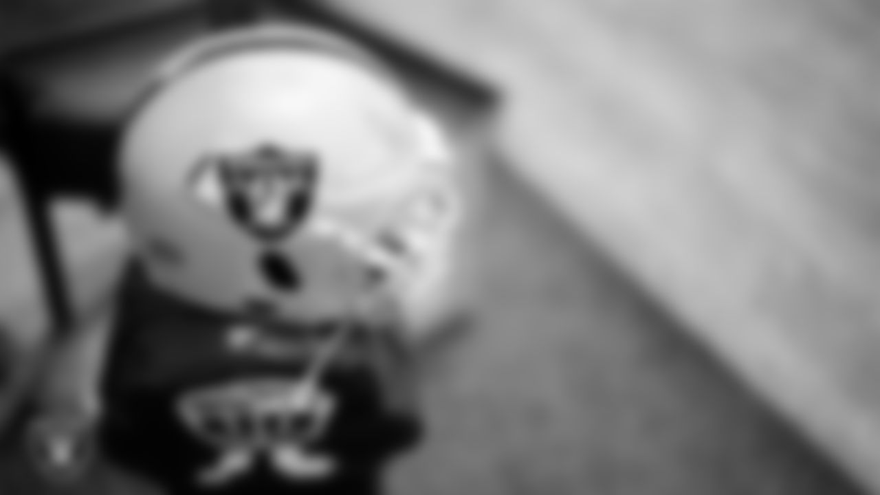 A helmet on the field for practice at 2025 Training Camp at Intermountain Health Performance Center.