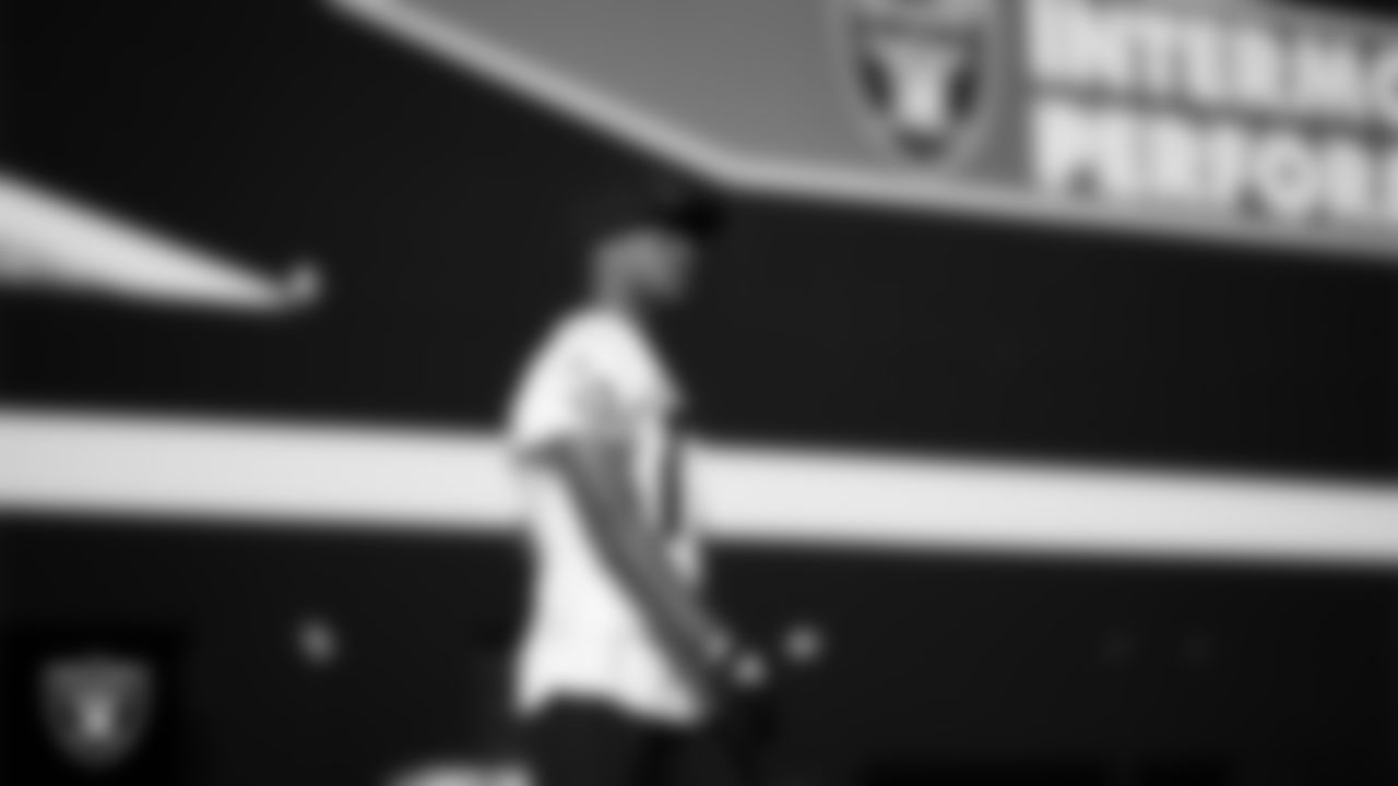 Las Vegas Raiders wide receiver Tyler Lockett (17) during practice at Intermountain Health Performance Center.