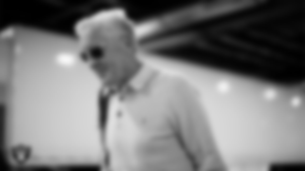 Las Vegas Raiders Head Coach Pete Carroll arrives to the regular season away game against the Denver Broncos at Empower Field at Mile High.