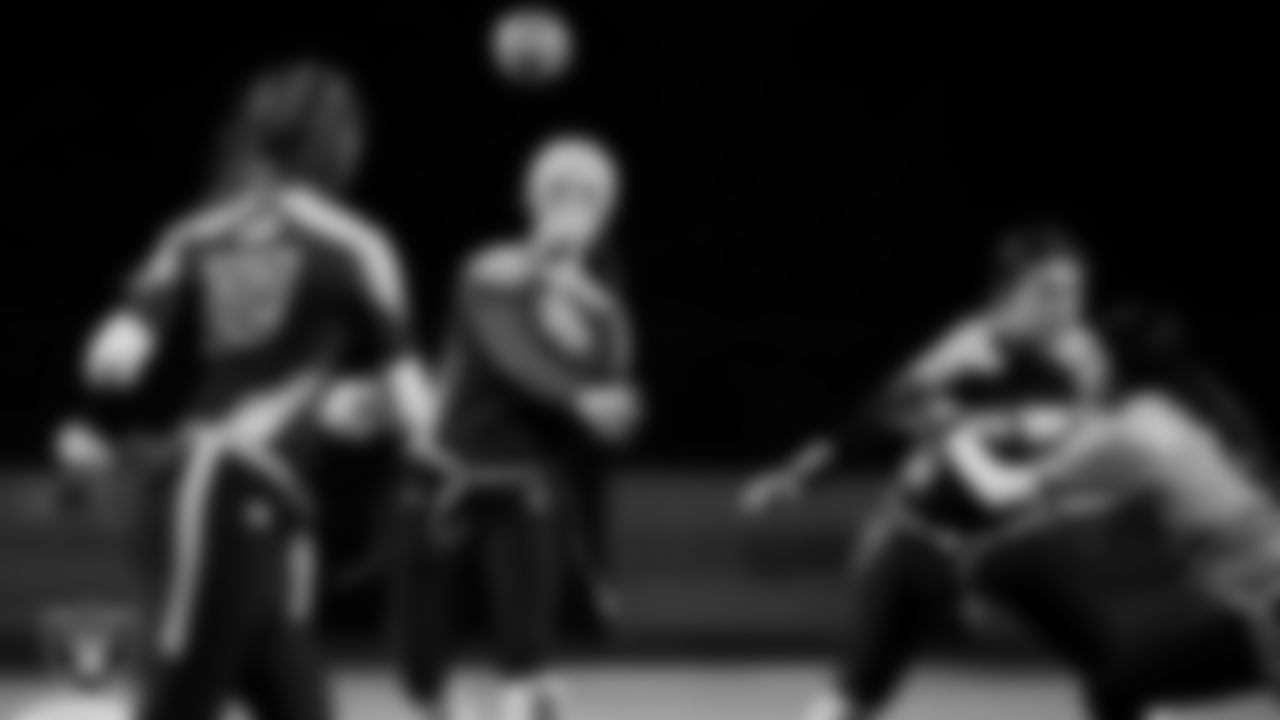 Coronado High School hosts Palo Verde High School during the Las Vegas Raiders' High School Flag Football Showcase game at Coronado High School.