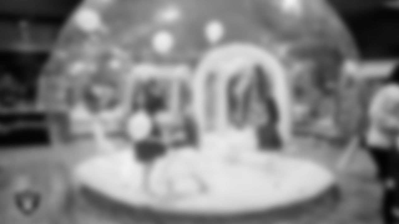 Junior Raiderettes enjoy activities during the Junior Raiderettes Banquet at The Studio.