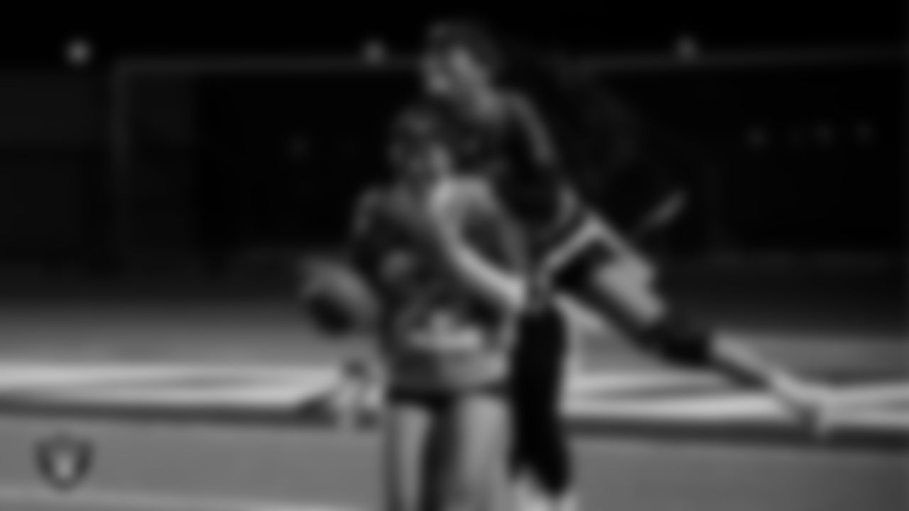 Sierra Vista High School hosts Pahrump Valley High School during the Las Vegas Raiders' High School Flag Football Showcase game at Sierra Vista High School.