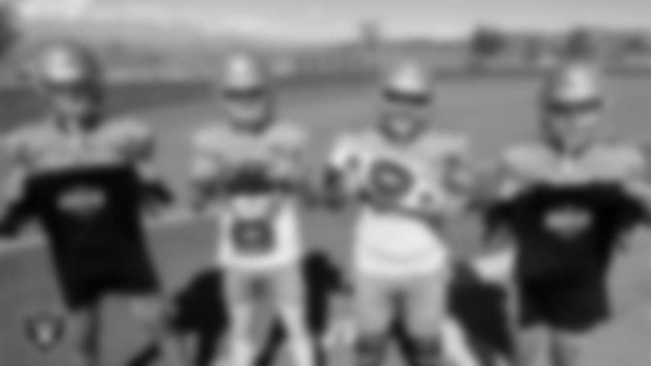Members of the Foothill High School football team pose for a photo during practice at Foothill High School.