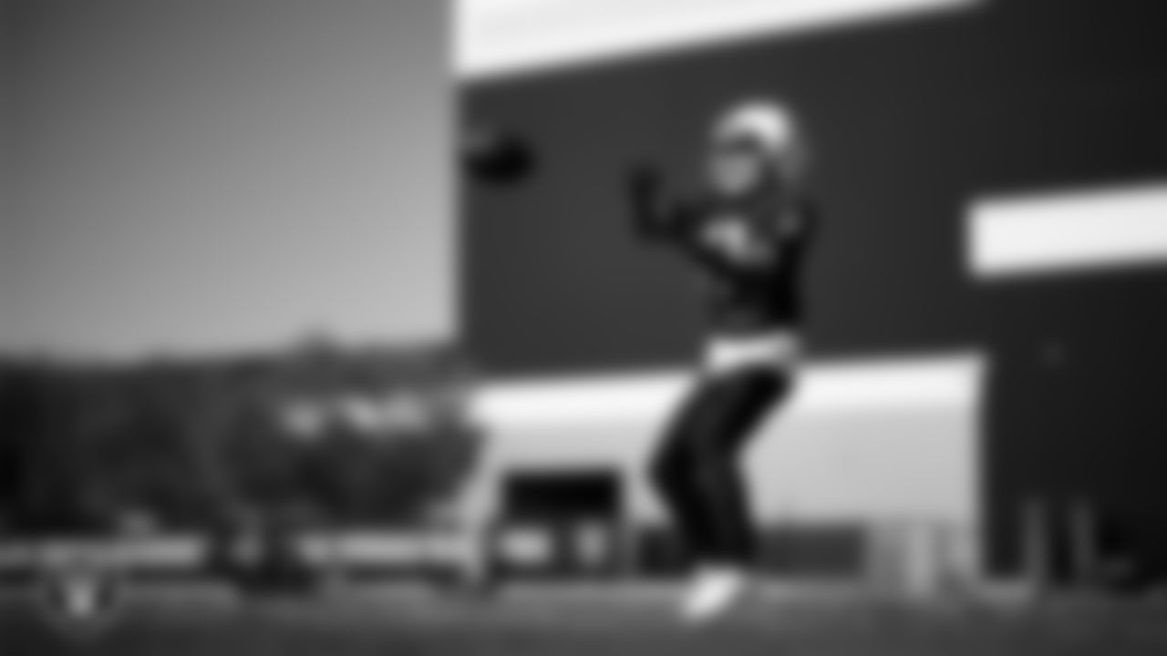 Las Vegas Raiders wide receiver Tyler Lockett (17) during practice at Intermountain Health Performance Center.