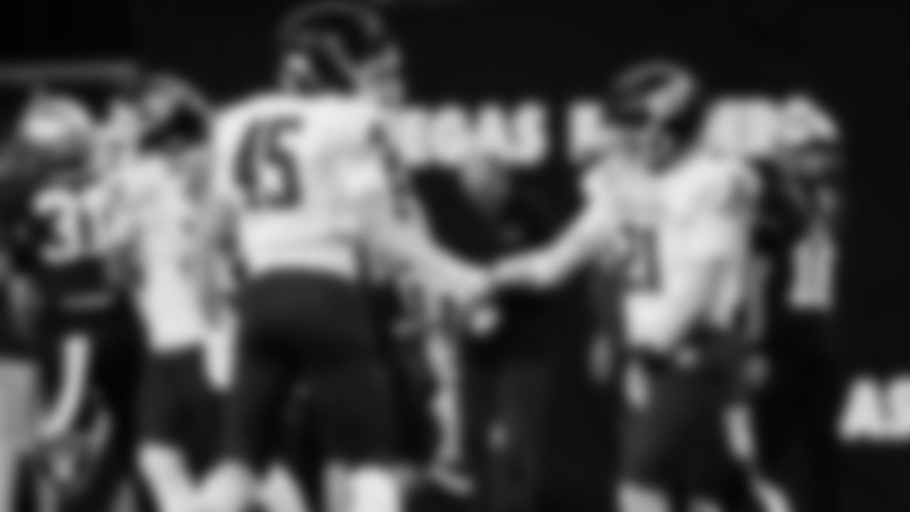 Spanish Springs High School and Faith Lutheran High School face off in the NIAA 5A Division State Championship game at Allegiant Stadium.