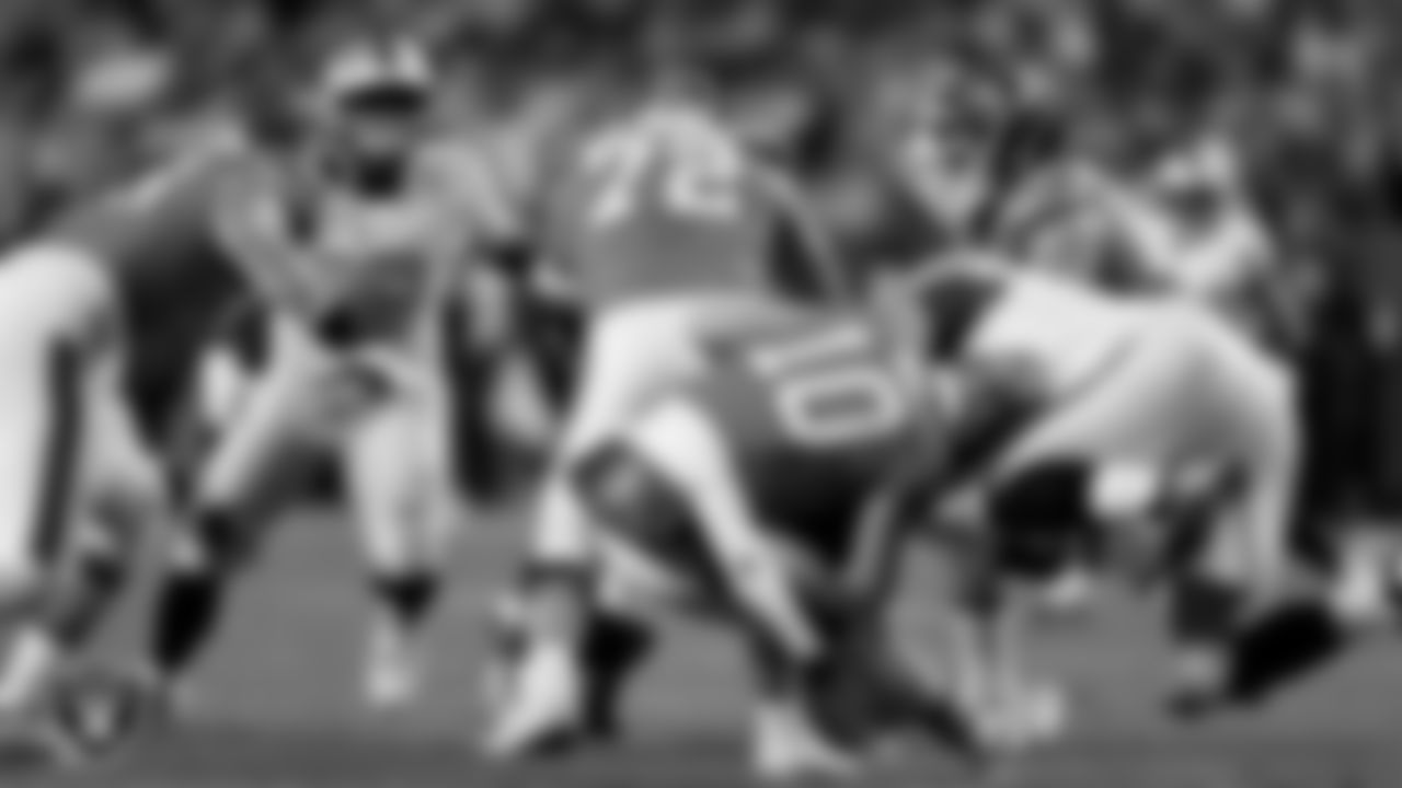 Las Vegas Raiders defensive tackle Adam Butler (69) during the regular season away game against the Denver Broncos at Empower Field at Mile High.