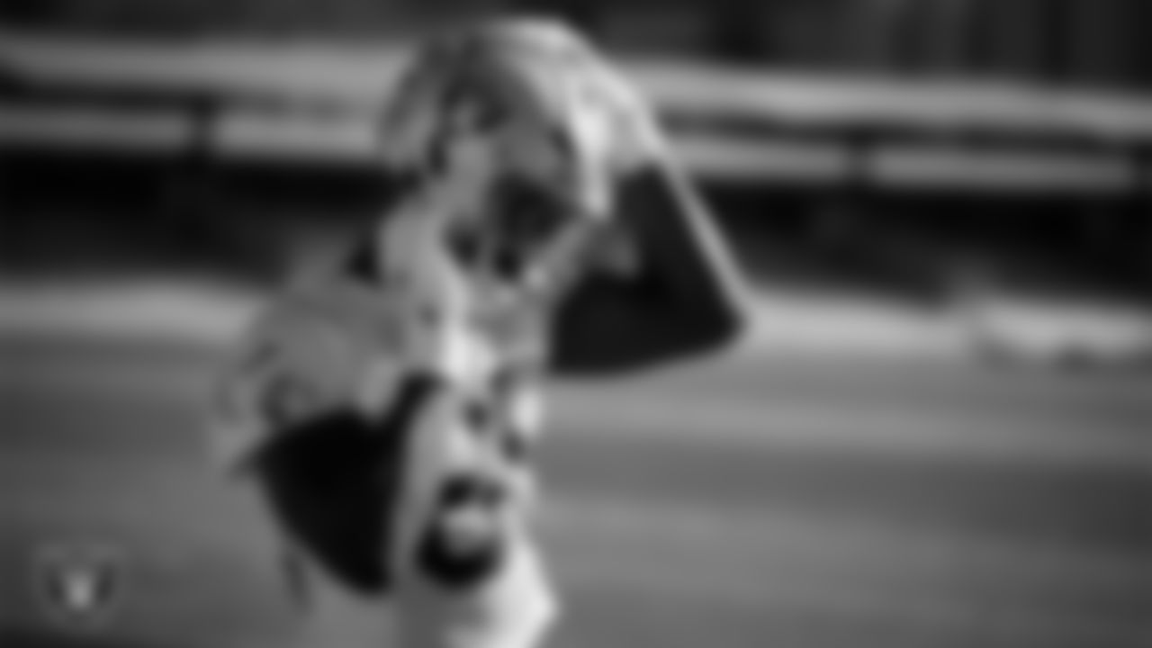 Las Vegas Raiders wide receiver Justin Shorter (88) during practice at Intermountain Health Performance Center.