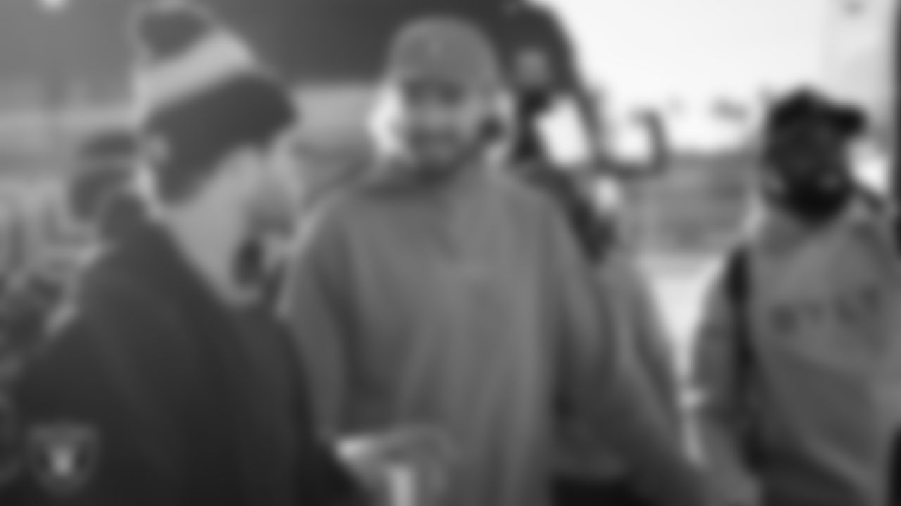 Las Vegas Raiders punter AJ Cole (6) departs for the regular season away game against the Philadelphia Eagles.