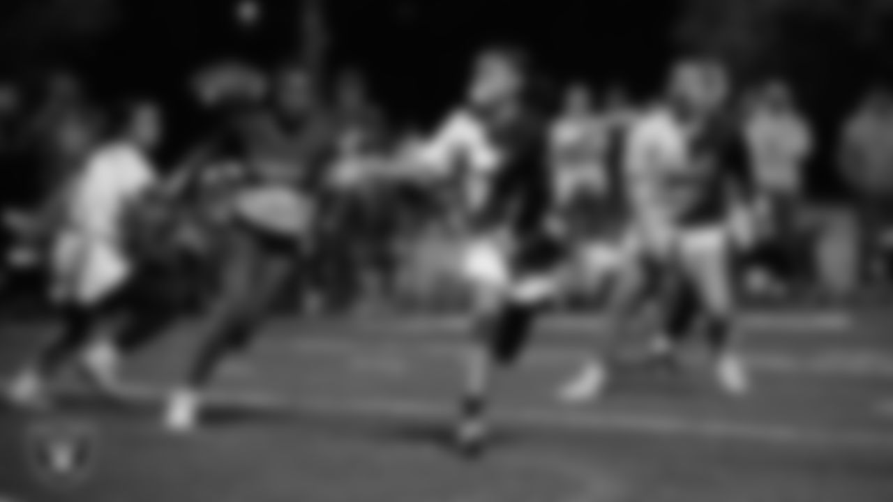 Athletes compete in a 2025 Middle School Flag Football Championship game at All American Park.