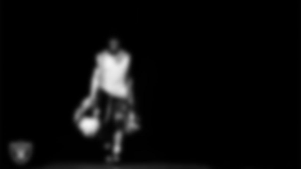 Las Vegas Raiders cornerback Greedy Vance (41) walks out to the field for practice at Intermountain Health Performance Center.