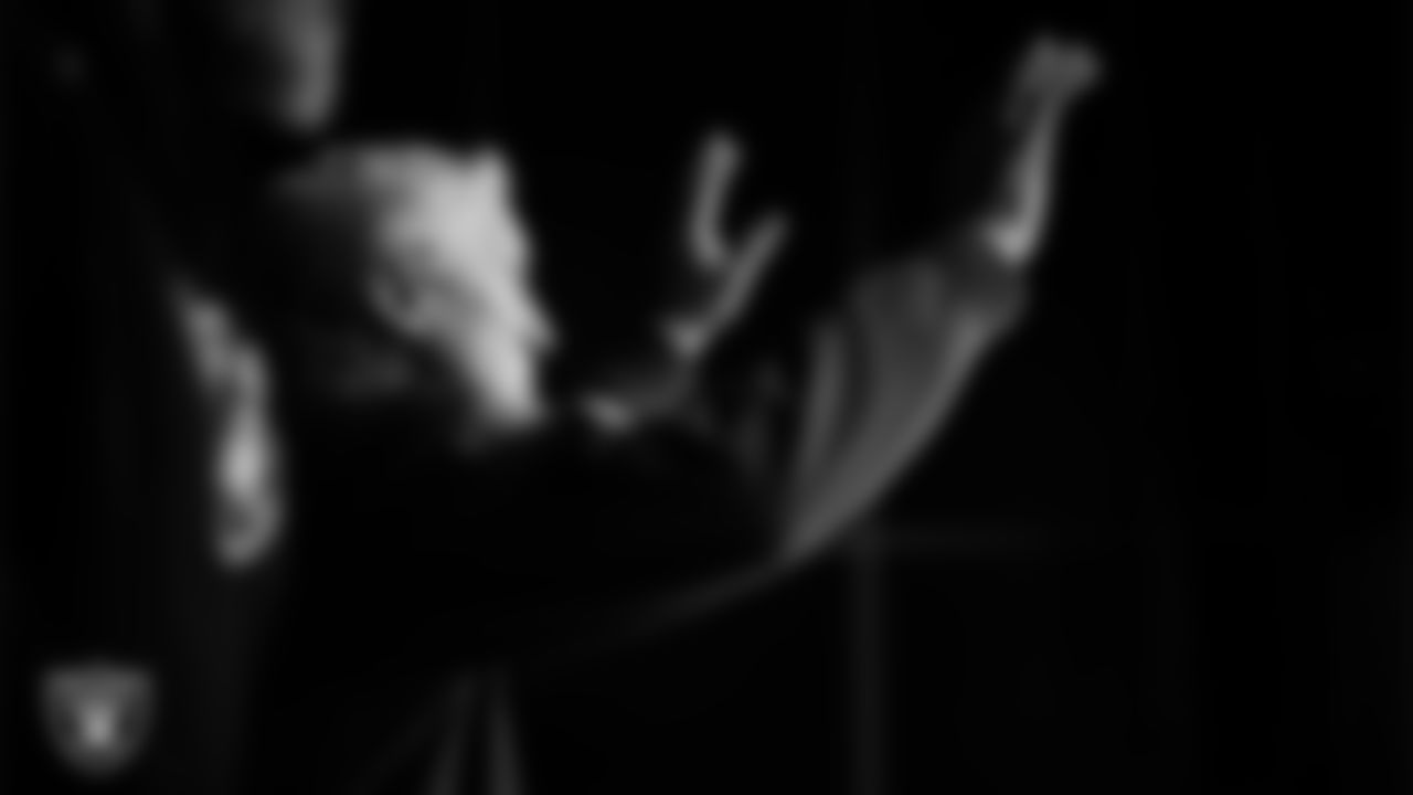 Las Vegas Raiders Head Coach Pete Carroll walks out to the field for practice at Intermountain Health Performance Center.