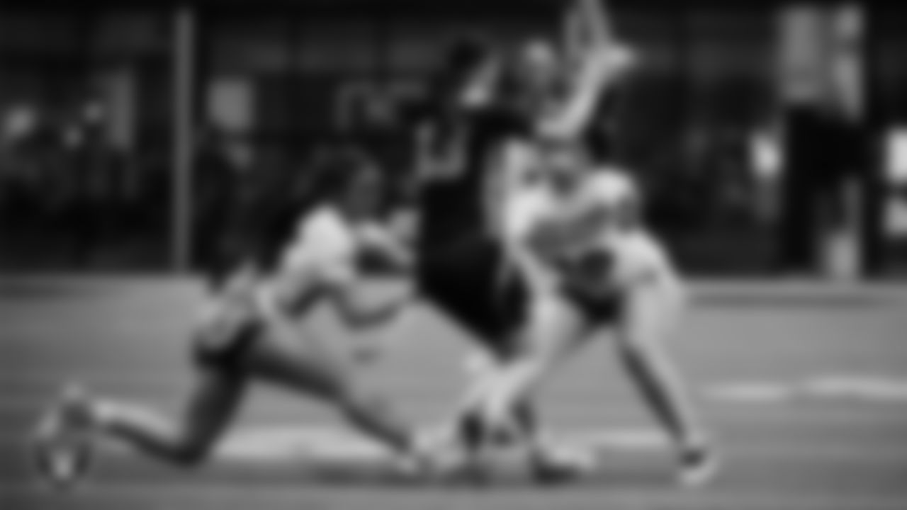 Nevada State University and La Sierra University face off in the inaugural women's flag football game at Intermountain Health Performance Center.