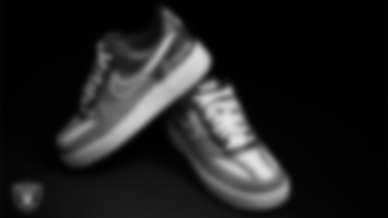 A photo of the custom shoes designed by Intermountain Health Regional President Mitch Cloward and Intermountain Children's Health patient Aiden.