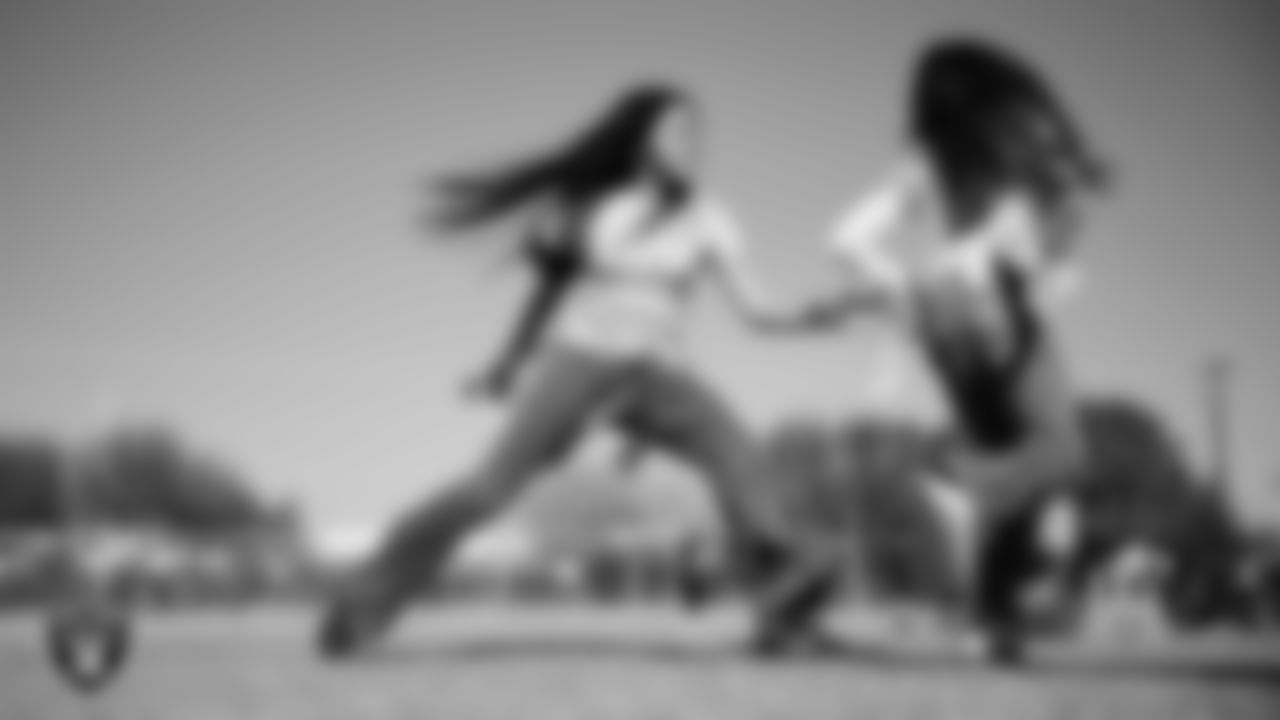 Students participate in activities while learning about flag football, nutrition and mental health during the R.U.S.H. program at J.D. Smith Middle School.