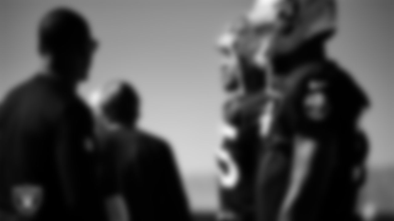 Las Vegas Raiders running back Chris Collier (35) during practice at Intermountain Health Performance Center.