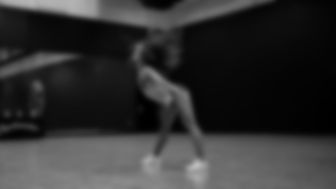 A dancer during a recruitment clinic at The Studio.