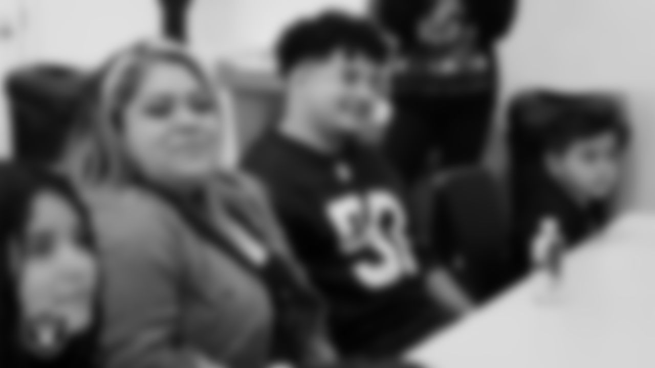 Marcos Carrillo from Make-A-Wish in the Ubeo press conference room during a visit to Intermountain Health Performance Center.