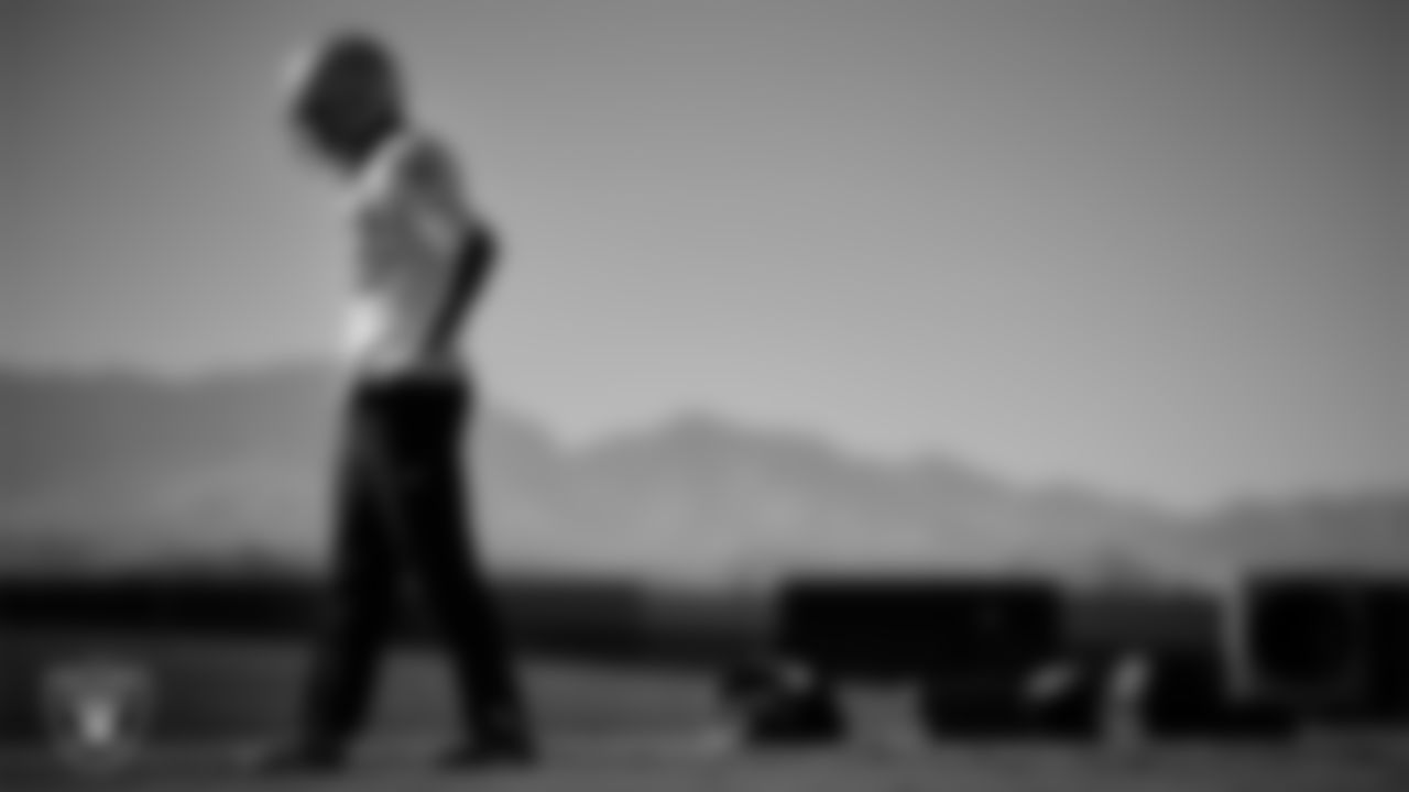 Las Vegas Raiders cornerback Eric Stokes (22) during practice at Intermountain Health Performance Center.